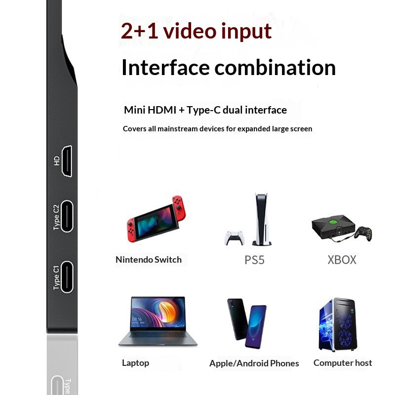 15.6-inch 1080P Portable Gaming Monitor