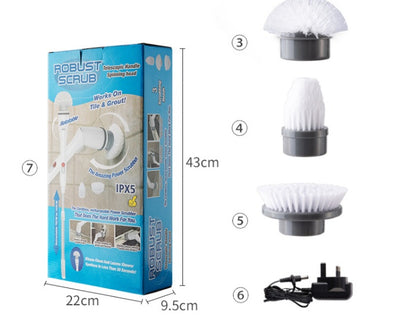 Bathroom Wireless Electric Cleaning Brush Kit