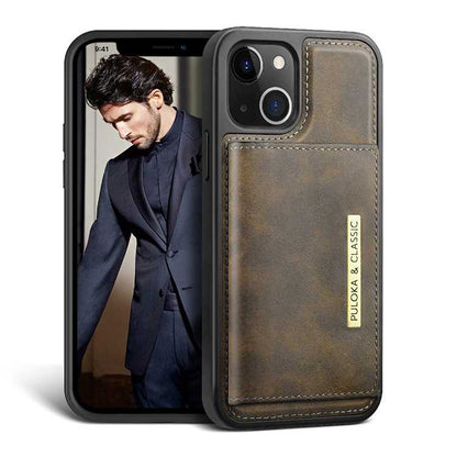 Wallet Holder Protective Sleeve Magnetic Suction Phone Case